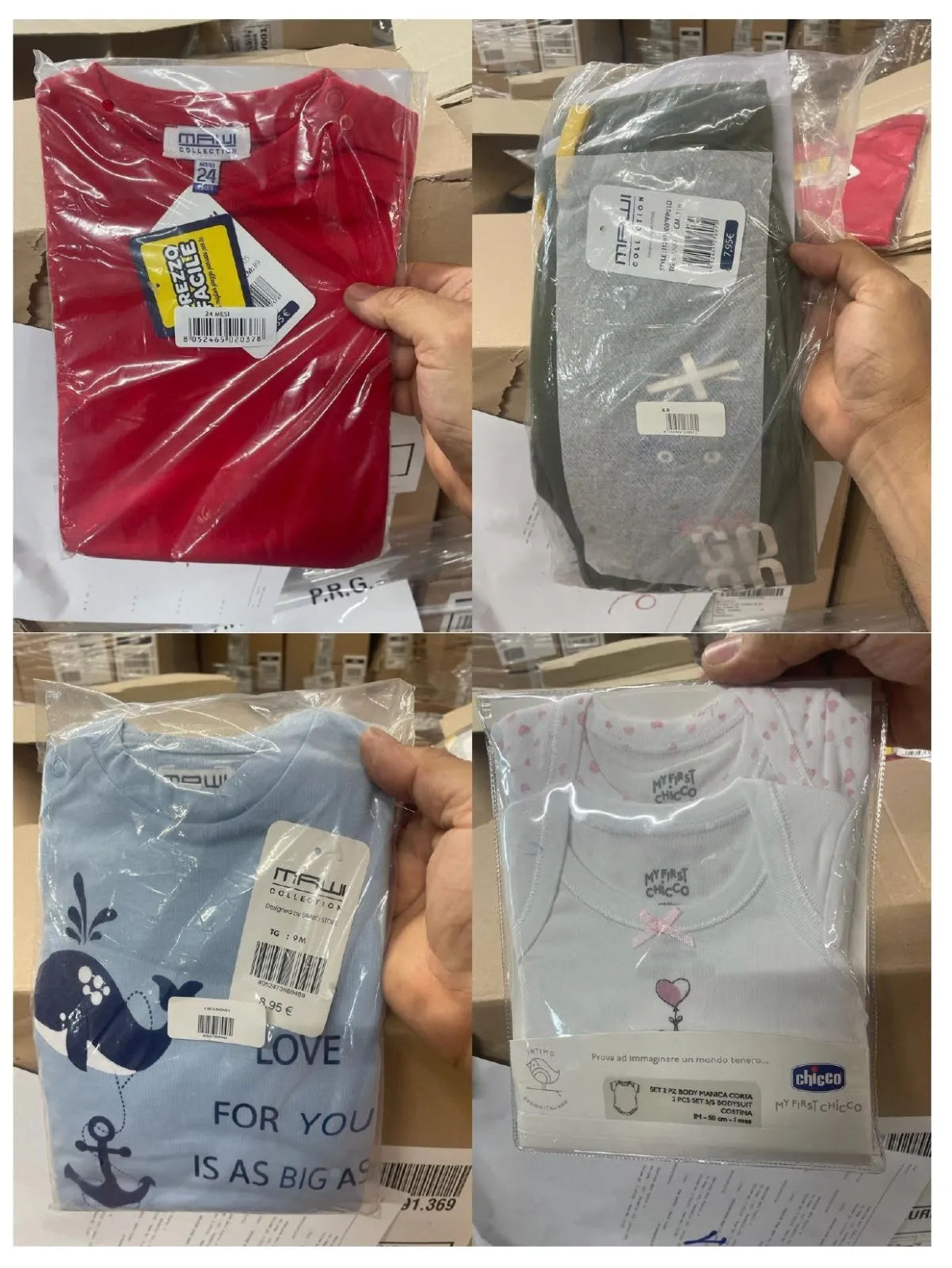 27.046 pcs.Mix European brands kids clothes  Price: 1,95€.!!! Location Europe  Dresses , pajamas , shoes, underwear, accessories , etc